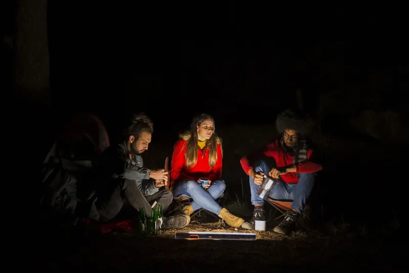 спасяване през нощта планинско